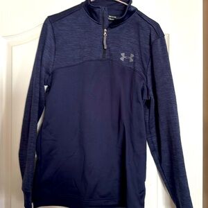 Men’s small navy Under Armour 3/4 zip pullover